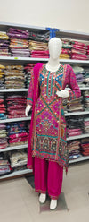 Multi-Color Printed Pink Suit Set with Dupatta – Festive & Party Wear