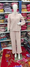 Winter Tracksuit | Soft Blush Pink Warm Fleece Set