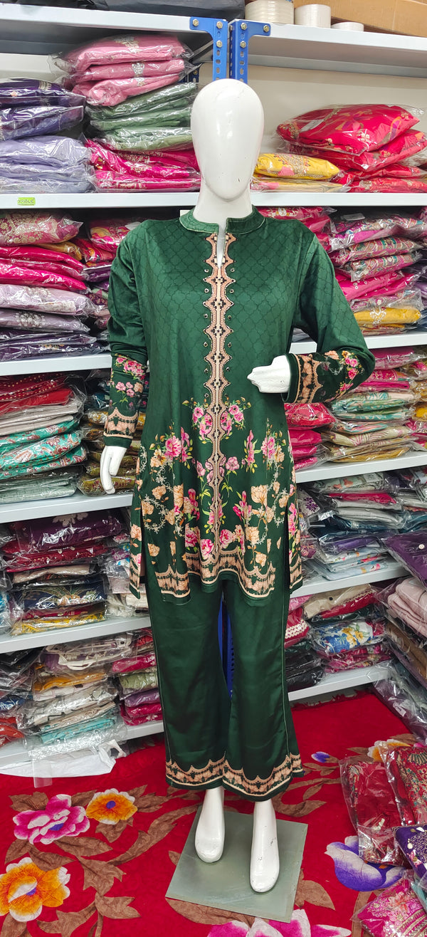 Winter Cord Set | Forest Grace Embroidered Co-ord