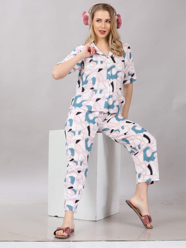 Top Pant Co-ord set Fabric : Royan, Premium Lounge Wear
