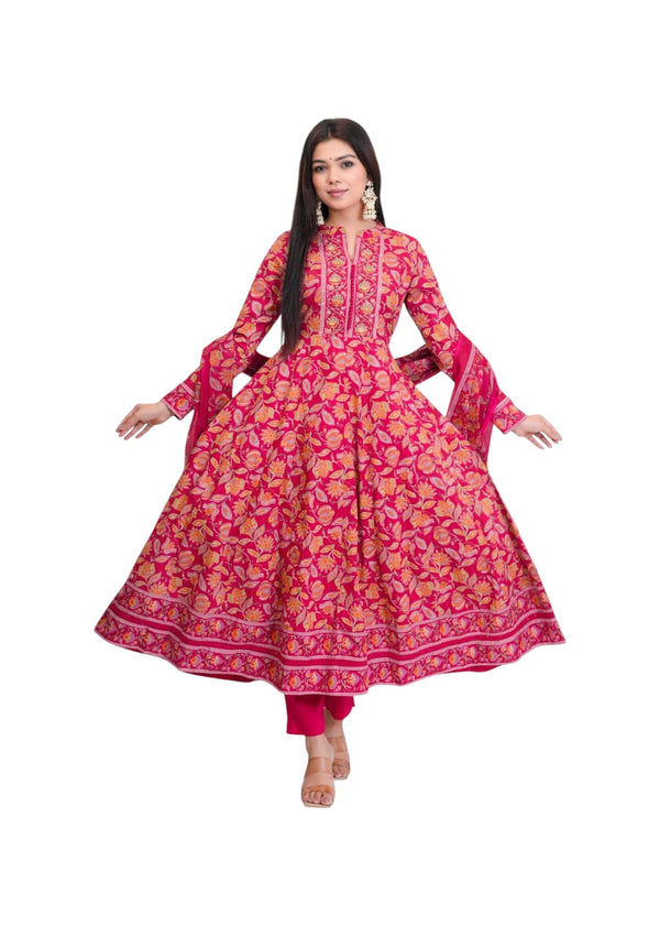 Anarkali woman suit